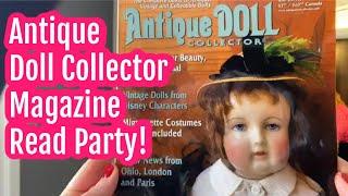 Antique Doll Collector Magazine Read Party Video | January 2020