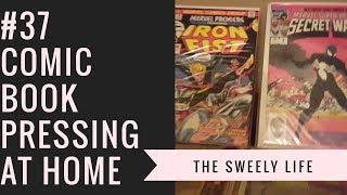 Comic Books ~ How to press your comic books at home (2018)