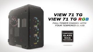 Thermaltake View 71 Full-Tower Tempered Glass Chassis Product Animation