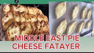 CHEESE FATAYER RECIPE-MIDDLE EAST PIE