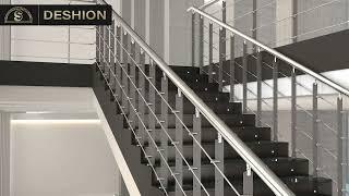 "Stair Stainless Steel Handrail"--Deshion