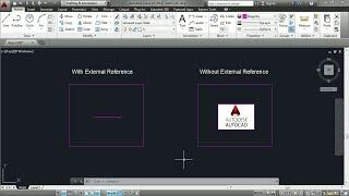 How to insert an image into AutoCAD without external reference?