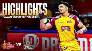 PKL 11 : Pawan Sehrawat 2nd Super Ten | Telugu Titans vs Tamil Thalaivas | #ProKabaddionStar