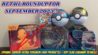 GOOD PRODUCTS OUT RIGHT NOW?! Retail Roundup for September 2023! + GIVEAWAY! (pokemon card opening)