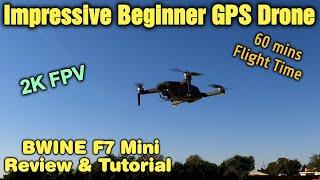 BWINE F7 Mini GPS Drone Review & Tutorial (Unboxing, Setup, Test Flight) #drone #Fly #review #fun