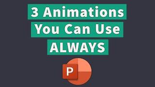 3 Useful PowerPoint Animations for ANY Presentation - Save them and use Any Time!