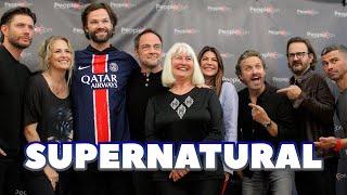 Jared Padalecki, Jensen Ackles and the cast of Supernatural reunited in Paris.