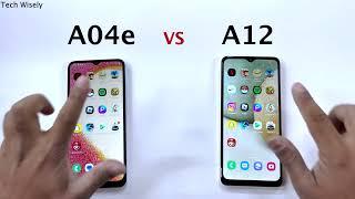 SAMSUNG A04e vs A12  - SPEED TEST