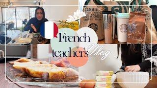 [VLOG] #3  프랑스 교포 한국 일상 French teacher's life /프랑스식당/스타벅스텀블러/초코케이크베이킹/프랑스식간식