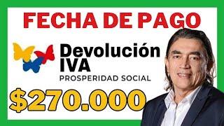 Devolución del IVA Fecha de Pago Confirmada Ciclos 4,5 y 6 Hasta $270.000