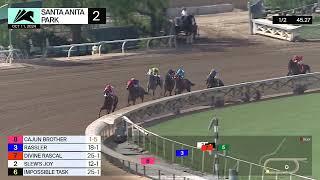 Cajun Brother wins Race 2 on Friday, October 11 at Santa Anita Park