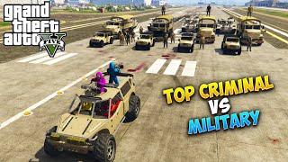 Top Criminal Vs Military || GTA X Free Fire || GTA 5 Tamil