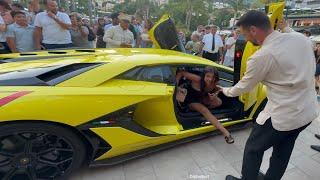 MONACO LADIES BEST SUPERCAR ARRIVALS PART.8 #monaco #supercars #viral #trending