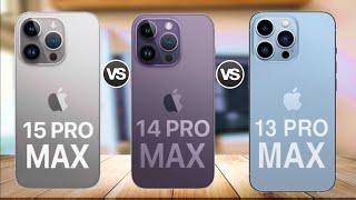 iPhone 15 Pro Max vs iPhone 14 Pro Max vs iPhone 13 Pro Max