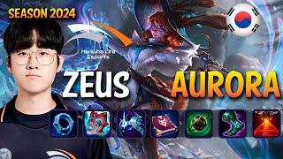 HLE Zeus AURORA vs DR. MUNDO Top - Patch 14.23 KR Ranked | lolrec