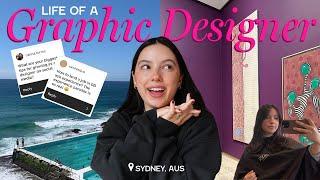 life of a graphic designer in Sydney, Australia | career advice, clients, answering your questions