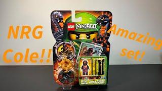 NRG Cole review! Lego Ninjago set 9572 review!