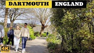 England : [4K] Walk | Dartmouth | County of Devon | Charming British Coastal Holiday Town