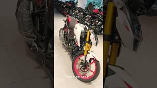 Tvs Apache 160 4V New USD Suspension White  #shorts #youtubeshorts #trending#bike #biker#viralvideo