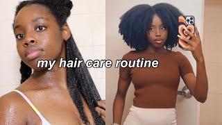 MY NATURAL HAIR CARE ROUTINE UPDATED (type 4 hair) !!