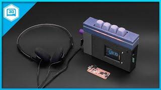MP3 Player Walkperson #adafruit #3dprinting #circuitpython