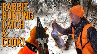 RABBIT HUNTING - CATCH & COOK!  | Air Fried Rabbit Recipe!