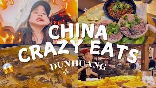 Dunhuang Night Market’s Most Adventurous Foods! You Won’t Believe My Reaction! Silk Road 2024-4K