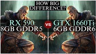 RX 590 vs GTX 1660 Ti - Test In 6 Games - 1080p