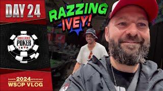 RAZZING IVEY DEEP in a 10k! - Daniel Negreanu 2024 WSOP VLOG Day 24