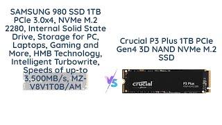 Samsung 980 vs Crucial P3 Plus SSD | Which one is Faster?