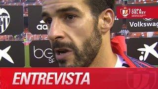 Entrevista a Negredo tras el Valencia CF (4-0) Granada CF