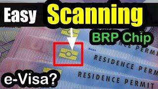 Scan Your BRP Chip for eVisa Application | Easiest way |