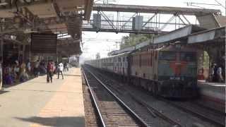 4800HP WCAM-2P LOCOMOTIVE SHOWING IT'S AGGRESSION WITH MIGHTY SURYANAGRI EXPRESS