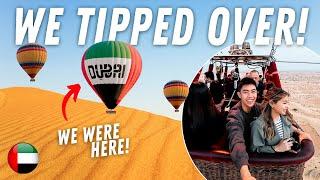 DUBAI'S INSANE HOT AIR BALLOON RIDE! 