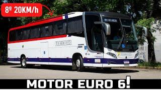 CHEGOU NA 8ª MARCHA SEM ANDAR NADA!! NOVOS ÔNIBUS DA PIRACICABANA DE MOTOR EURO 6 SÃO DIFERENTES