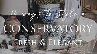 10 Stylish Ways to Beautify Your Conservatory | Insider Design Tips