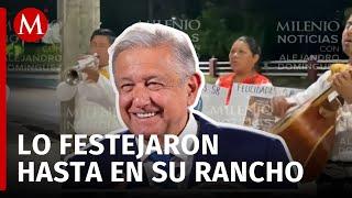 Felicitaciones a AMLO en su 71º cumpleaños desde el Congreso y la Mañanera