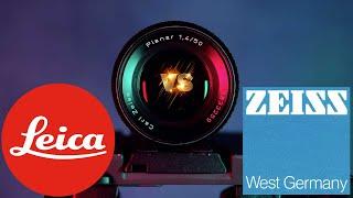 Leica R vs Contax Zeiss -  The best vintage lenses for cinematography