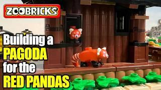 Building a 3-tier Pagoda for the Lego Zoo Red Panda | Castle Update