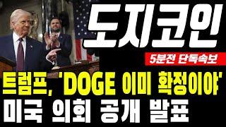 [도지코인 전망]트럼프 DOGE 이미 확정 #도지코인 #도지코인전망 #도지코인분석 #도지코인목표가 #업비트시황 #코인시황 #급등코인추천 #도지코인대응