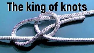 Sea knots - The Bowline knot is the King of knots. / Король узлов Беседочный узел.