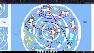 GERMAN ICE WALL MAP, MOON MAP, "178 WORLDS" WITHIN THE GREAT DOME!!!!