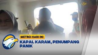 Penumpang Panik Kapal Karam di Perairan Kendari