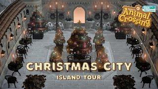 Magical & Snowy Winter Wonderland Island Tour ️ // Animal Crossing New Horizons