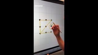 Could you join these 9 points using 4 segments, without removing the pen from the paper?