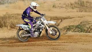 Delvintor Alfarizi from Indonesia na Over shoot sa Berm.Chon Buri Thailand race track