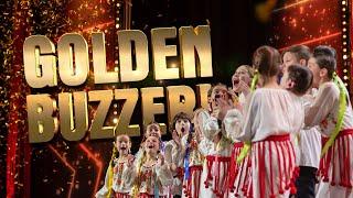 Pär Lernström ger sin Golden Buzzer till Ukrainska dansgruppen Children of Ukraine