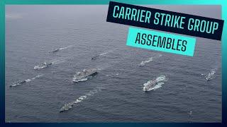 Royal Navy’s new Carrier Strike Group assembles