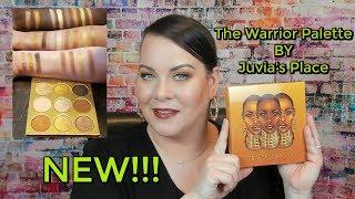 New Palette from Juvia's Place // The Warrior Palette // Swatches on 3 Different Skintones