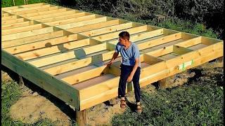 Building HOUSE Time-Lapse : Build home wood frame